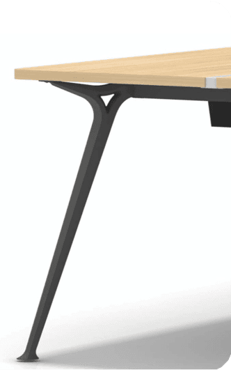 Executive Table Allure Series with side storage options - Allureleg in Mumbai by Woodware